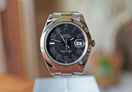 Superior Replica Rolex Datejust II 116300 Automatic Movement Steel Case Watch - Image 9