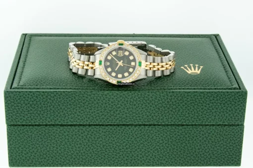 Good Replica Rolex Lady-datejust 69173 Caliber 2135 Automatic Movement 26mm Gold/steel Case Womens Watch - Image 7