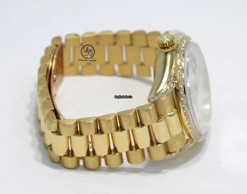 Unique Replica Rolex Day-date 36 18238 Automatic Movement 36mm Yellow Gold Case Watch - Image 13