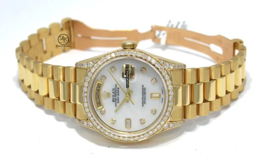 Unique Replica Rolex Day-date 36 18238 Automatic Movement 36mm Yellow Gold Case Watch - Image 8