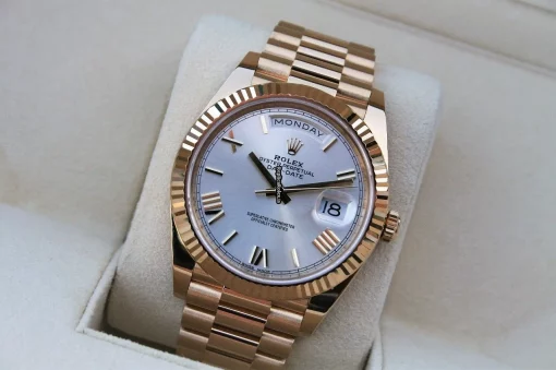 Remarkable Copy Rolex Day-date 40 228238 Caliber 3255 Automatic Movement 40mm Yellow Gold Case Mens/unisex Watch - Image 7