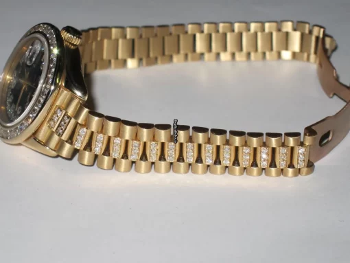 1:1 Replica Rolex Datejust Self Winding Automatic 26mm Yellow Gold Case Womens Watch - Image 8