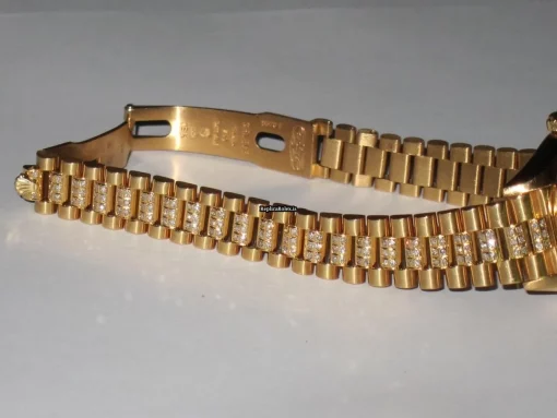 Fabulous Replica Rolex Datejust Self Winding Automatic 26mm Yellow Gold Case Womens Watch - Image 6