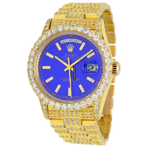 Stylish Fake Rolex Day-date Self Winding Automatic 36mm Yellow Gold Case Mens/unisex Watch