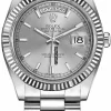 1:1 Fake Rolex Day-date II 218239 Caliber 3156 Automatic Movement 41mm White Gold Case Mens/unisex Watch
