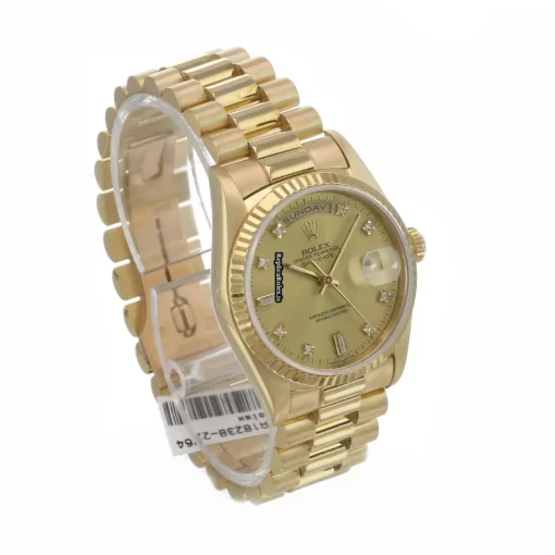 Great Replica Rolex Day-date 36 18238 Caliber 3155 Automatic Movement 36mm Yellow Gold Case Mens/unisex Watch - Image 5