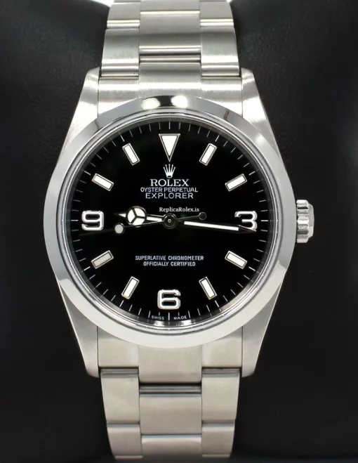 Discount Replicas Rolex Explorer 114270 Automatic Movement 36mm Steel Case Watch - Image 2