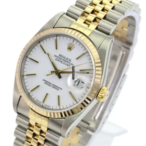 High Quality Fake Rolex Datejust 16233 Caliber 3135 Automatic Movement 36mm Gold/steel Case Mens/unisex Watch