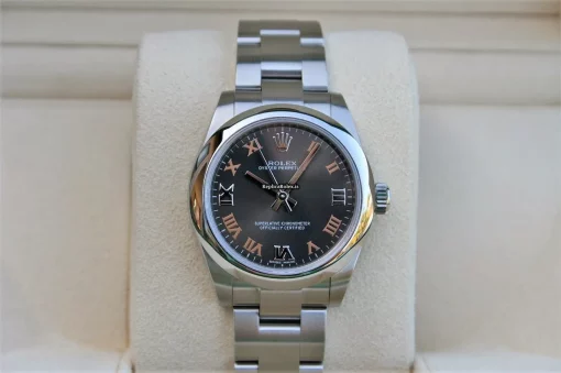 Discount Replica Rolex Oyster Perpetual 31 177200 Caliber 2231 Automatic Movement 31mm Steel Case Womens Watch - Image 3