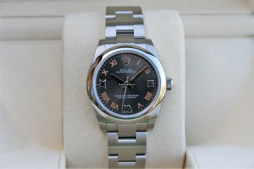 Discount Replica Rolex Oyster Perpetual 31 177200 Caliber 2231 Automatic Movement 31mm Steel Case Womens Watch - Image 7
