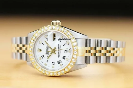 Wonderful Replica Rolex Lady-datejust 69173 Caliber 2135 Automatic Movement 26mm Steel Case Womens Watch - Image 2