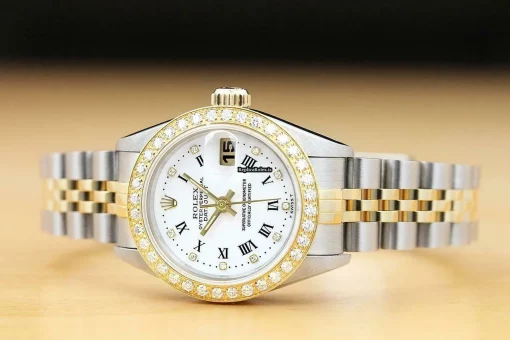 Wonderful Replica Rolex Lady-datejust 69173 Caliber 2135 Automatic Movement 26mm Steel Case Womens Watch - Image 3