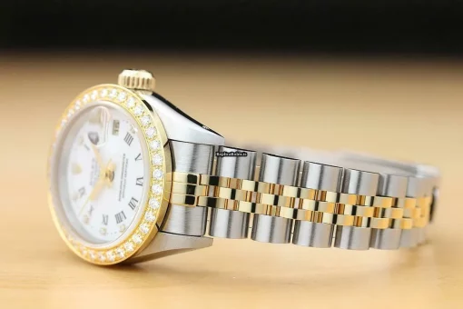 Wonderful Replica Rolex Lady-datejust 69173 Caliber 2135 Automatic Movement 26mm Steel Case Womens Watch - Image 4
