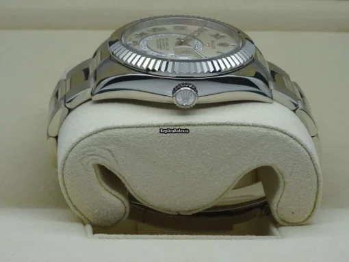 Wholesale Replica Rolex Sky-dweller 326939 Caliber 9001 Automatic Movement 42mm White Gold Case Mens/unisex Watch - Image 9