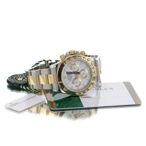 Excellent Clone Rolex Daytona 116503 Caliber 4130 Automatic Movement 40mm Gold/steel Case Mens/unisex Watch - Image 13