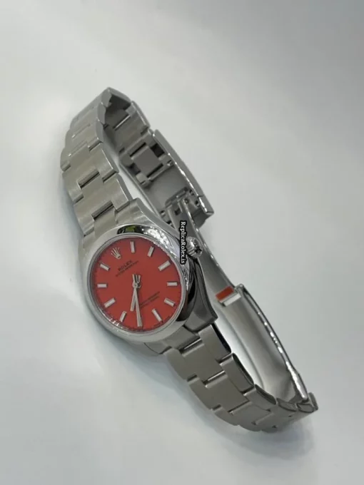 Attractive Replica Rolex Oyster Perpetual 31 277200 Caliber 2232 Automatic Movement 31mm Steel Case Womens Watch - Image 5