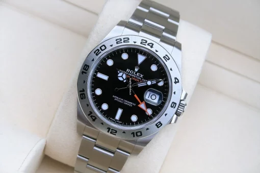 Recommend Knockoff Rolex Explorer II 216570 Caliber 3187 Automatic Movement 42mm Steel Case Mens/unisex Watch - Image 11