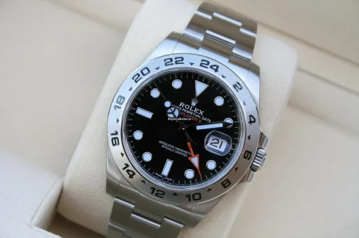 Recommend Knockoff Rolex Explorer II 216570 Caliber 3187 Automatic Movement 42mm Steel Case Mens/unisex Watch - Image 3
