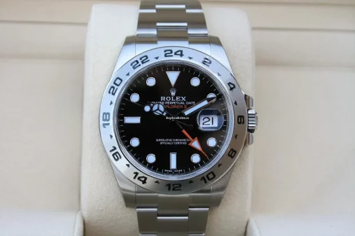 Recommend Knockoff Rolex Explorer II 216570 Caliber 3187 Automatic Movement 42mm Steel Case Mens/unisex Watch - Image 4