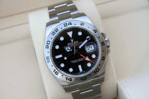 Recommend Knockoff Rolex Explorer II 216570 Caliber 3187 Automatic Movement 42mm Steel Case Mens/unisex Watch - Image 5