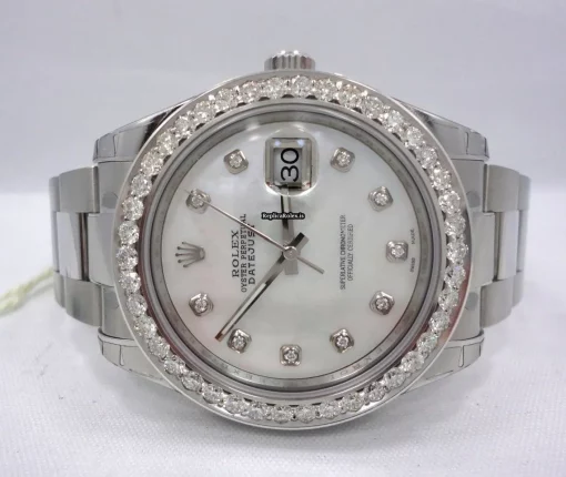 Excellent Clone Rolex Datejust II 116300 Automatic Movement 41mm Steel Case Watch - Image 8