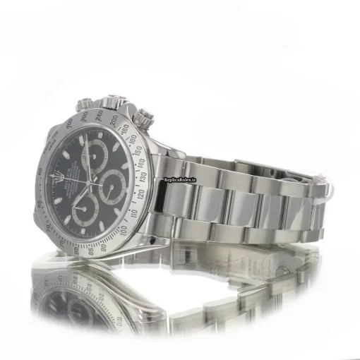 Durable Replica Rolex Daytona 116520 Caliber 4130 Automatic Movement 40mm Steel Case Mens/unisex Watch - Image 10