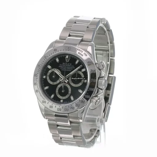 Durable Replica Rolex Daytona 116520 Caliber 4130 Automatic Movement 40mm Steel Case Mens/unisex Watch - Image 4