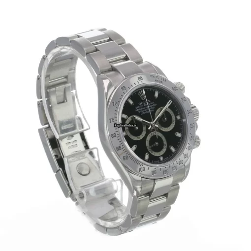 Durable Replica Rolex Daytona 116520 Caliber 4130 Automatic Movement 40mm Steel Case Mens/unisex Watch - Image 6
