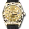 Cool Copies Rolex Sky-dweller 326238 Caliber 9001 Automatic Movement 42mm Yellow Gold Case Mens/unisex Watch
