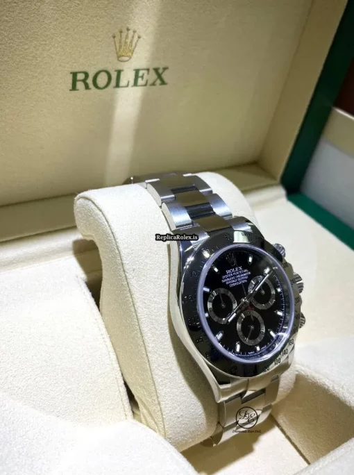Inexpensive Fake Rolex Daytona 116520 Caliber 4130 Automatic Movement 40mm Steel Case Mens/unisex Watch - Image 6