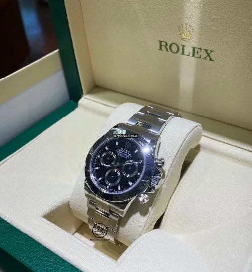 Inexpensive Fake Rolex Daytona 116520 Caliber 4130 Automatic Movement 40mm Steel Case Mens/unisex Watch - Image 7
