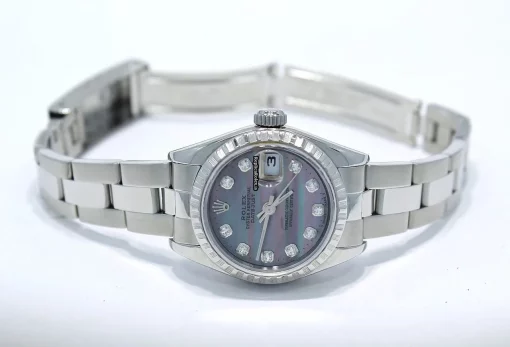 Incredible Replica Rolex Oyster Perpetual Lady Date 79240 Automatic Movement 26mm Steel Case Watch - Image 4