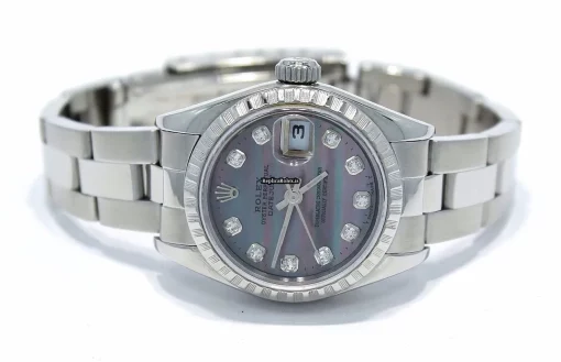 Incredible Replica Rolex Oyster Perpetual Lady Date 79240 Automatic Movement 26mm Steel Case Watch - Image 5