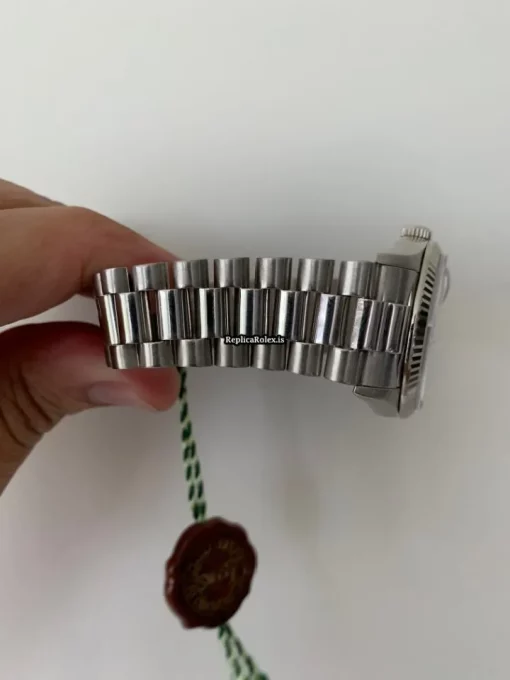 High-end Fakes Rolex Day-date 36 18239 Automatic Movement 36mm White Gold Case Mens/unisex Watch - Image 12