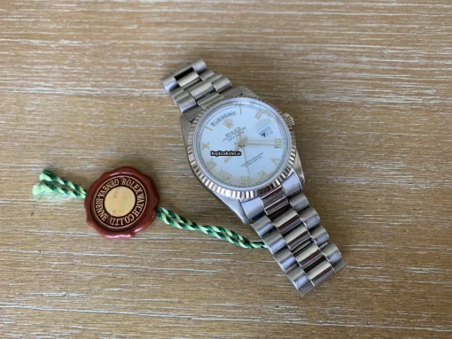 High-end Fakes Rolex Day-date 36 18239 Automatic Movement 36mm White Gold Case Mens/unisex Watch - Image 3