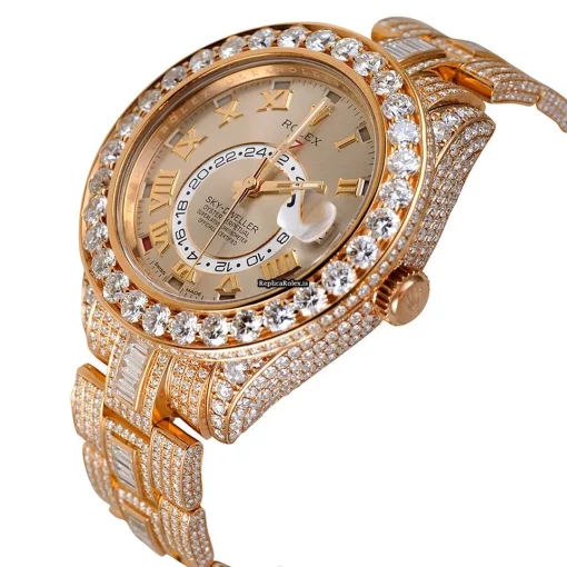 Offering Replica Rolex Sky-dweller 326935 Caliber 9001 Automatic Movement 42mm Rose Gold Case Mens/unisex Watch - Image 3