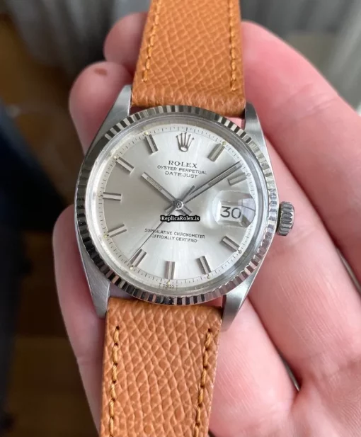 Mind-boggling Imitation Rolex Datejust 1601 Caliber 1570 Automatic Movement 36mm Steel Case Mens/unisex Watch - Image 5