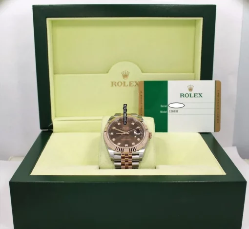 Fine Fake Rolex Datejust II 126331 Automatic Movement 41mm Steel Case Mens/unisex Watch - Image 12