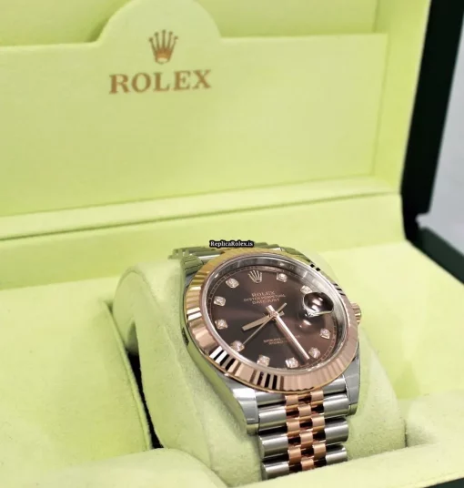 Fine Fake Rolex Datejust II 126331 Automatic Movement 41mm Steel Case Mens/unisex Watch - Image 2
