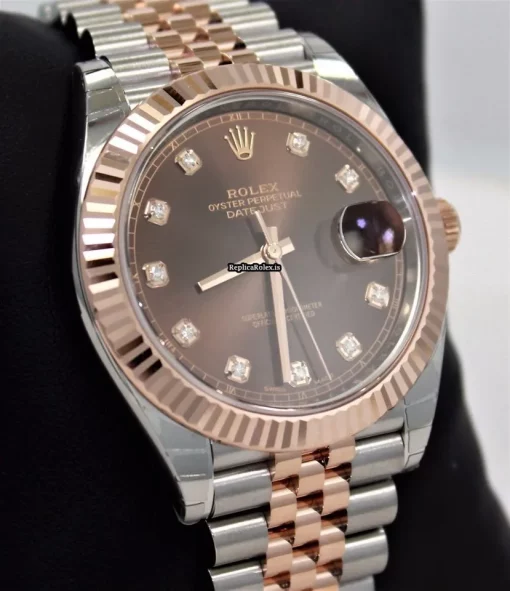 Fine Fake Rolex Datejust II 126331 Automatic Movement 41mm Steel Case Mens/unisex Watch - Image 7