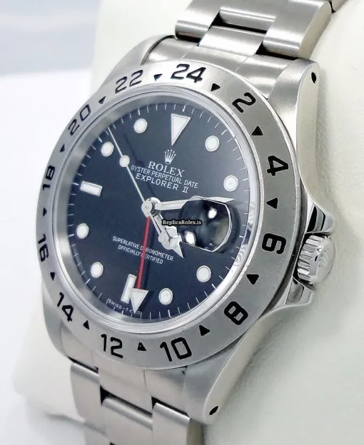 Affordable Replica Rolex Explorer II 16570 Automatic Movement 40mm Steel Case Watch - Image 2