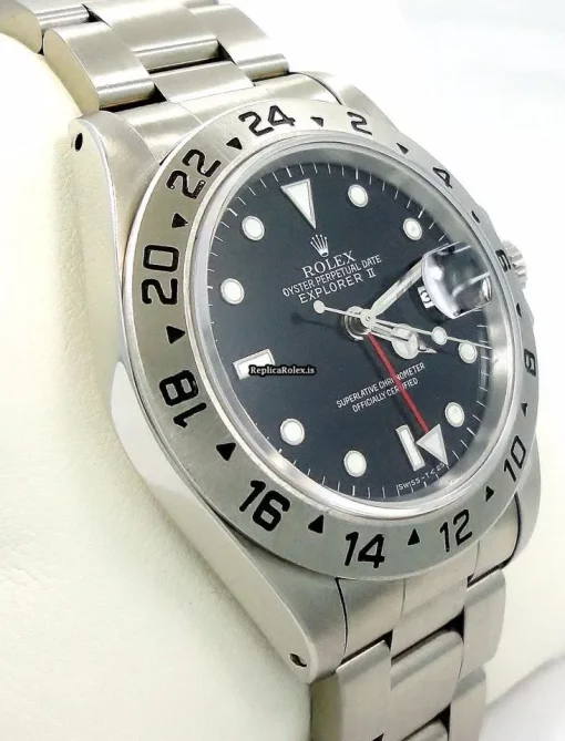 Affordable Replica Rolex Explorer II 16570 Automatic Movement 40mm Steel Case Watch - Image 3