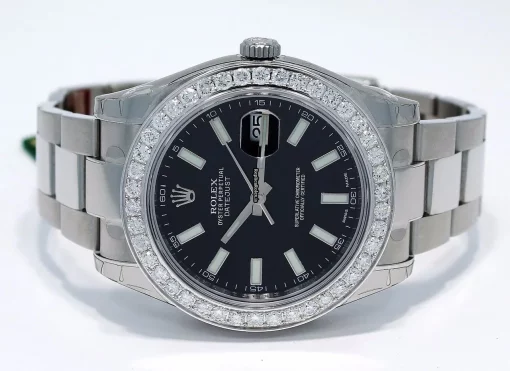 Affordable Copies Rolex Datejust II 116300 Automatic Movement 41mm Steel Case Watch - Image 6