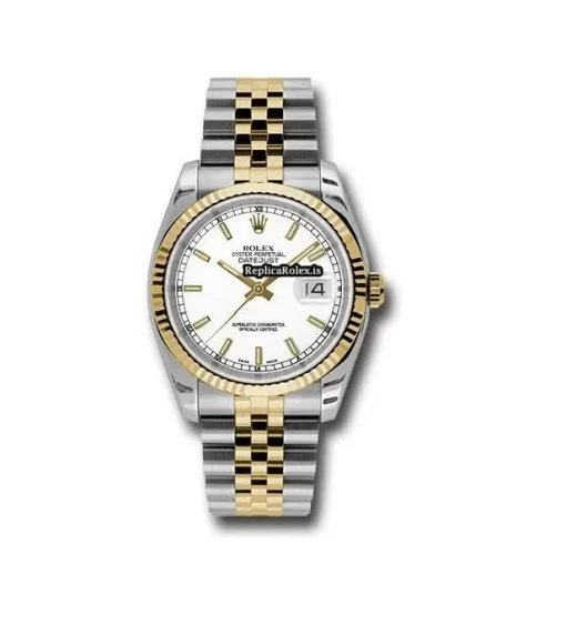 1:1 Fake Rolex Datejust 116233 Automatic Movement 36mm Gold/steel Case Watch