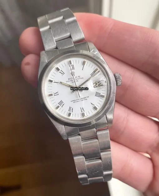 Fantastic Fake Rolex Oyster Perpetual Date 1500 Caliber 1570 Automatic Movement 34mm Steel Case Mens/unisex Watch - Image 4