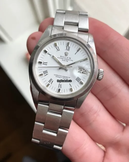 Fantastic Fake Rolex Oyster Perpetual Date 1500 Caliber 1570 Automatic Movement 34mm Steel Case Mens/unisex Watch - Image 5