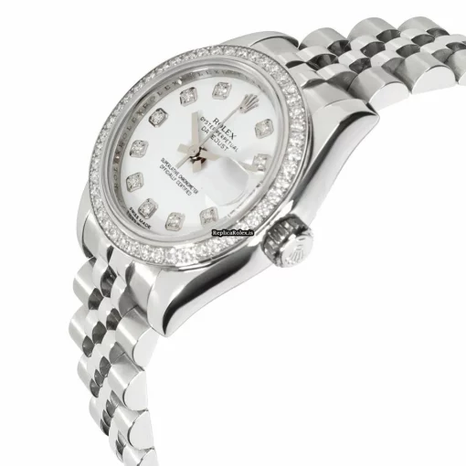 Recommend Fake Rolex Lady-datejust 179384 Automatic Movement 26mm Steel Case Womens Watch - Image 3