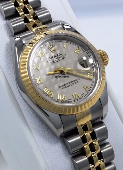 Inexpensive Fake Rolex Lady-datejust 69173 Automatic Movement 26mm Steel Case Watch