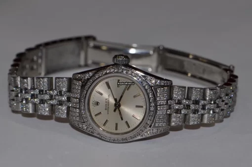Fabulous Replica Rolex Datejust Self Winding Automatic 26mm Steel Case Womens Watch - Image 4