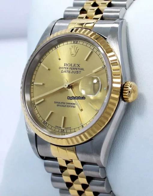 Lovely Clone Rolex Datejust 16233 Automatic Movement 36mm Steel Case Watch - Image 3